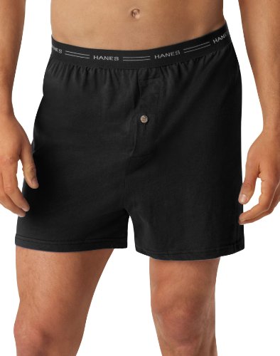 Hanes Herren-Boxershorts mit offenem Bund, 2 Stück - Mehrfarbig - Medium von Hanes