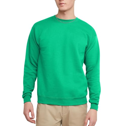 Hanes Herren EcoSmart Fleece, Pullover Crewneck, 1 Or 2 Pack Sweatshirt, Kelly Green-1er-Pack, 4X-Large Hanes Herren EcoSmart Fleece, Pullover Crewneck, 1 Or 2 Pack Sweatshirt, Kelly Green-1er-Pack, 4X-Large von Hanes