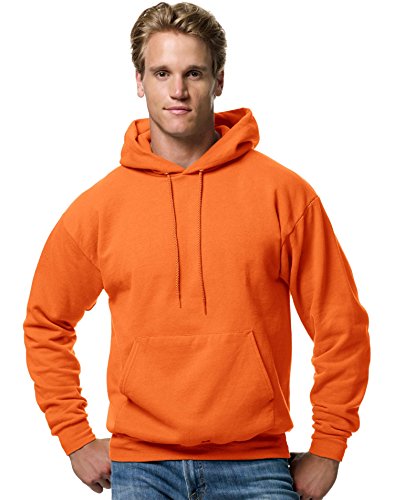 Hanes Herren EcoSmart Hoodie Midweight Fleece Pullover Hooded Sweatshirt for Men Kapuzenpullover, Safety Orange, X-Large von Hanes