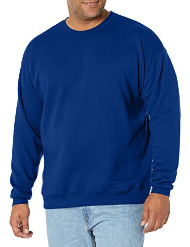 Hanes Herren EcoSmart Hoodie Midweight Fleece Sweatshirt Pullover Hooded Sweatshirt für Männer, Deep Royal - 2er-Pack, X-Large von Hanes