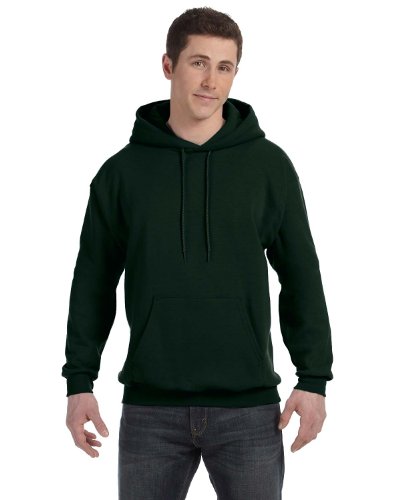 Hanes Herren EcoSmart Hoodie Midweight Fleece Sweatshirt Pullover Hooded Sweatshirt für Männer, Grün - Deep Forest, 5X-Large von Hanes