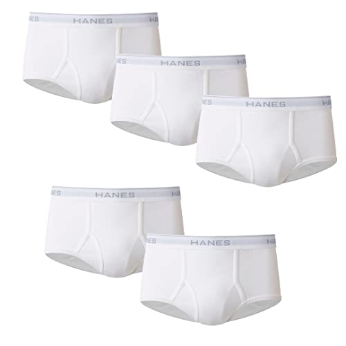 Hanes Herren Etikett, mit ComfortFlex-Bund, Multipacks erhältlich, Slip, 5 Stück, weiß, X-Large (5er Pack) von Hanes