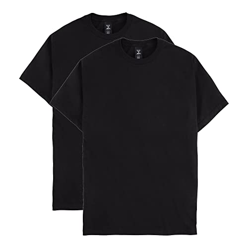 Hanes Herren T-Shirt, Schwarz, XL Hoch von Hanes