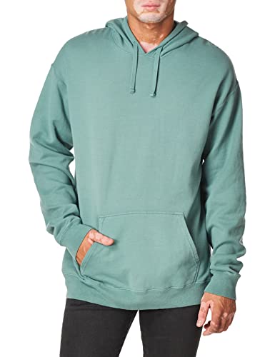 Hanes Herren Men's ComfortWash Garment Dyed Fleece Hoodie Sweatshirt Kapuzenpullover, Cypress Green, Small von Hanes