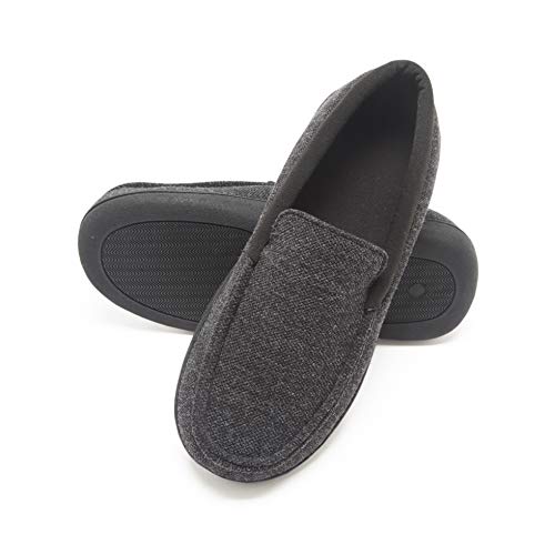 Hanes Herren Moccasin Hausschuh, Dunkles Schwarz, Small Hanes Herren Moccasin Hausschuh, Dunkles Schwarz, Small von Hanes