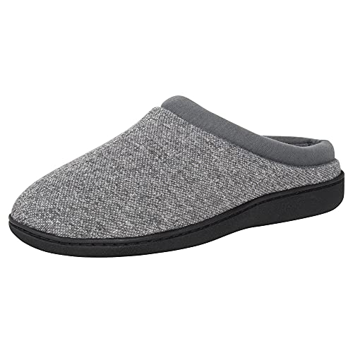 Hanes Herren Slipper Hausschuh, grau, X-Large von Hanes