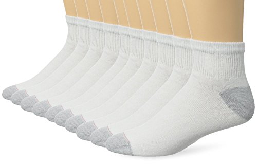 Hanes Herren Socken, 12 Stück, Weiß von Hanes