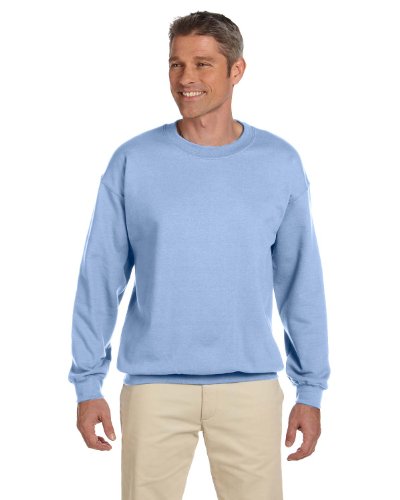 Hanes Herren-Sweatshirt aus Baumwolle, schwer, Rundhalsausschnitt, hellblau, Small von Hanes