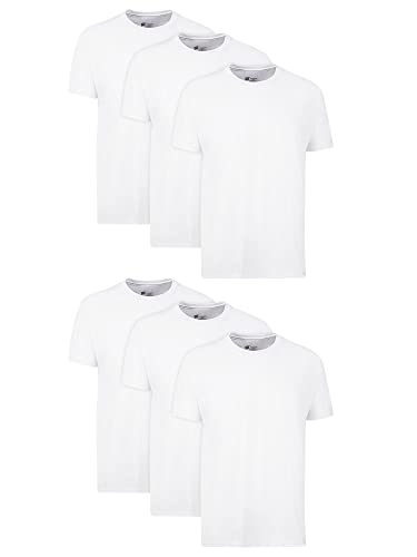 Hanes Herren Tagless Cotton Crew Sets und Farben Unterhemd, Weiß, XX-Large (5er Pack) von Hanes