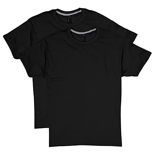 Hanes Herren T-Shirts X-Temp Herren Performance T-Shirt Pack Feuchtigkeitsableitende T-Shirts Baumwollmischung T-Shirts 2er-Pack, Schwarz, Klein von Hanes
