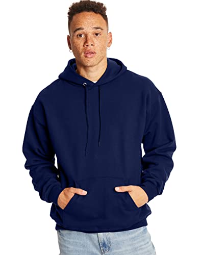 Hanes Herren Ultimate Cotton Heavyweight Pullover Hoodie Sweatshirt - Blau - Medium von Hanes