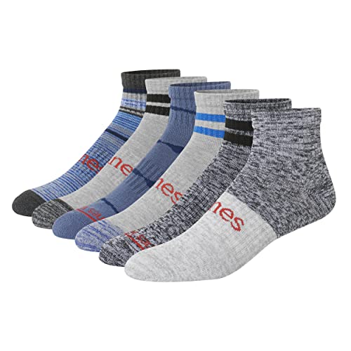 Hanes Herren, Ultimate Crew, Knöchel und No Show Original Socks, Sortiment Reihe 1, 37.5-46 EU von Hanes