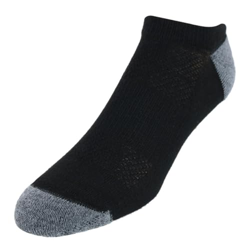 Hanes Herren X-Temp Herrensocken, leicht, niedrig geschnitten und ohne Show, 12er-Pack Lässige Socken, Schwarz, 37.5-46 EU Hanes Herren X-Temp Herrensocken, leicht, niedrig geschnitten und ohne Show, 12er-Pack Lässige Socken, Schwarz, 37.5-46 EU von Hanes