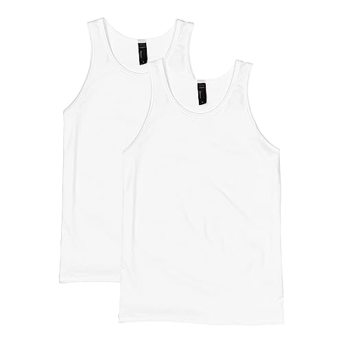 Hanes Herren X-Temp Tanktop, 2er-Pack Trägershirt/Cami Shirt, Weiss/opulenter Garten, XX-Large von Hanes