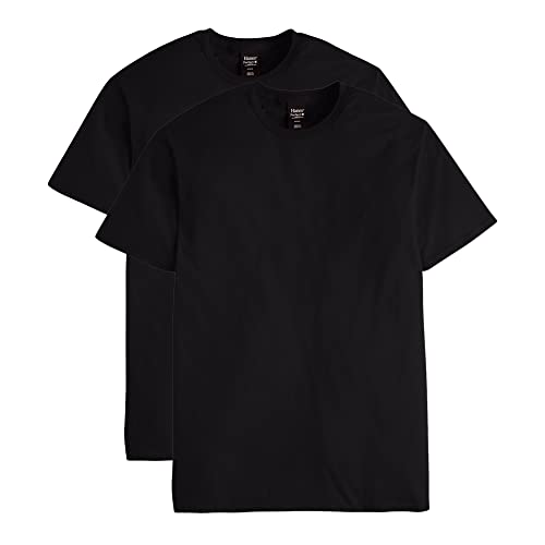 Hanes Herren fashion t shirts, Schwarz, L EU von Hanes