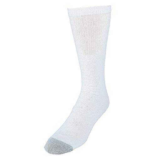 Hanes Men's 6 Pack Over-the-Calf Tube Socks, White, 10-13 (Shoe Size 6-12) von Hanes