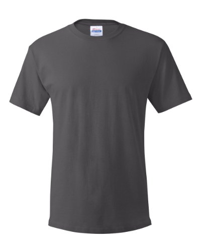 Hanes Men's 6-Pack Plus 2 Free Crew T-Shirts, Smoke Gray, X-Large von Hanes