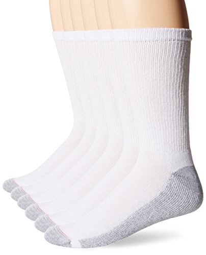 Hanes Men's FreshIQ Ankle Socks, 12-Pack, White, Shoe Size: 6-12 von Hanes