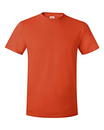 Hanes Men's Nano Premium Cotton T-Shirt (Pack of 2), ORANGE, 2X Large von Hanes
