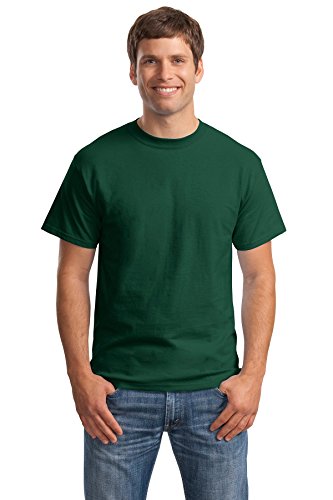 Hanes Men's Short Sleeve Beefy-T (Pack of 2), Deep Forest, XX-Large von Hanes