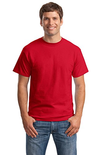 Hanes Men's Short Sleeve Beefy-T (Pack of 2), Deep Red, XX-Large von Hanes