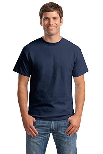 Hanes Men's Short Sleeve Beefy-T (Pack of 2), Navy, X-Large von Hanes