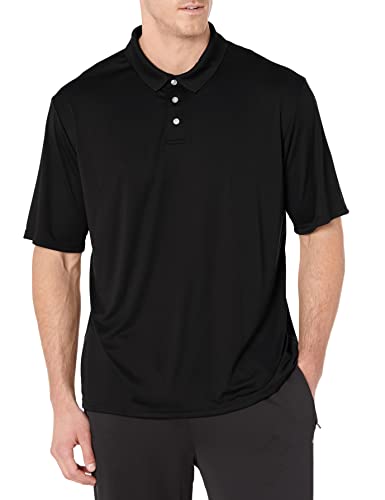 Hanes Sport Herren Cool DRI Performance Poloshirt, schwarz, X-Groß von Hanes