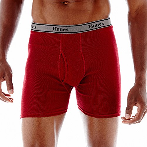 Hanes Ultimate Herren 4er-Pack FreshIQ Boxer mit ComfortFlex Bund Slip, Sortiert, X-Large von Hanes