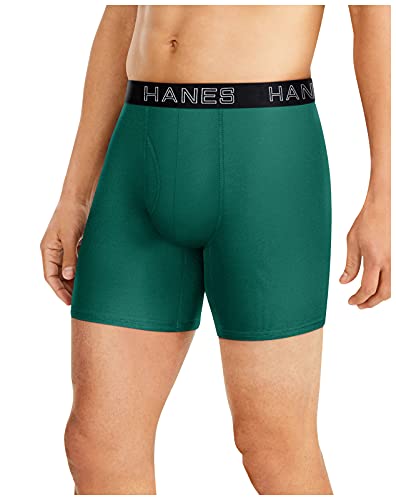 Hanes Ultimate Herren Total Support Pouch Boxershorts Retroshorts, Large (4er Pack) von Hanes