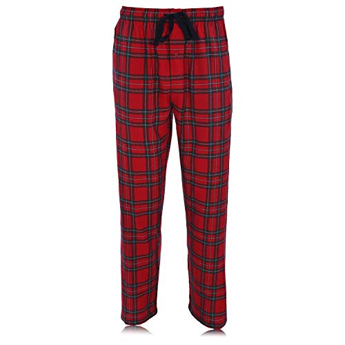 Hanes Ultimate Men's Flannel Pant, Red Plaid, 2X-Large von Hanes