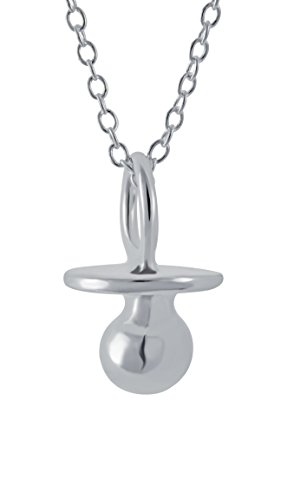 Hanessa Damen-schmuck Schnuller Halskette Silber Versilbert Mama Neugeborenes Geschenk zu Weihnachten für die Frau / Freundin von Hanessa