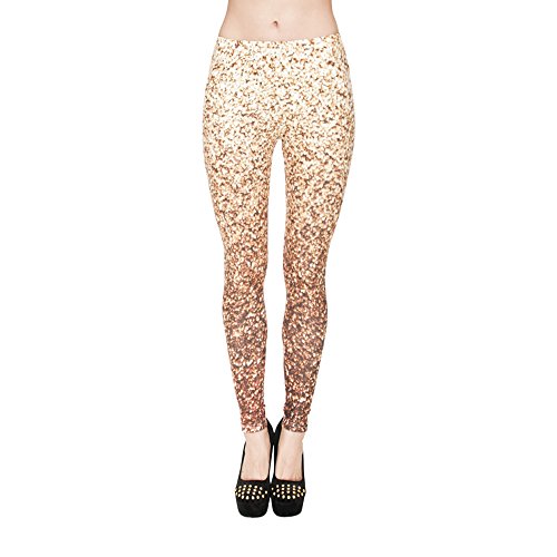 Hanessa Frauen Leggins Bedruckte Leggings Hose Frühling Sommer Kleidung Popcorn L90 Geschenk für Mädchen zu Weihnachten von Hanessa