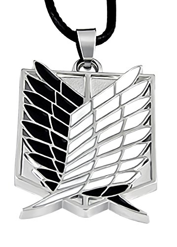 Hanessa Kunst-Leder Halskette Anime Attack on Titan Manga Flügel Anhänger Blau Weiß Geschenk zum Valentinstag für Jungen/Mädchen/Jugendliche/Anime Fan/Japanischer Comic Hanessa Kunst-Leder Halskette Anime Attack on Titan Manga Flügel Anhänger Blau Weiß Geschenk zum Valentinstag für Jungen/Mädchen/Jugendliche/Anime Fan/Japanischer Comic von Hanessa