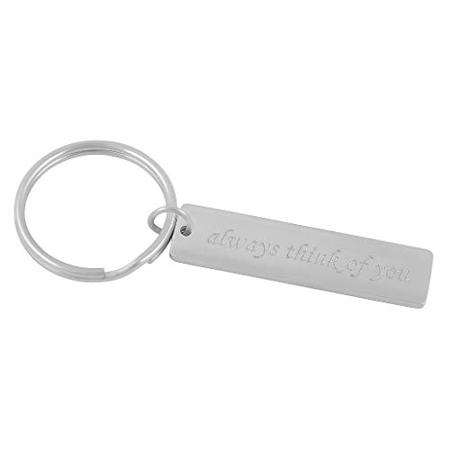 Hanessa Schlüsselanhänger personalisiert Rechteck | Schlüsselanhänger mit Gravur Edelstahl silber | Personalisierte Geschenke für Mama Papa | Schlüssel Anhänger Text Name Datum von Hanessa