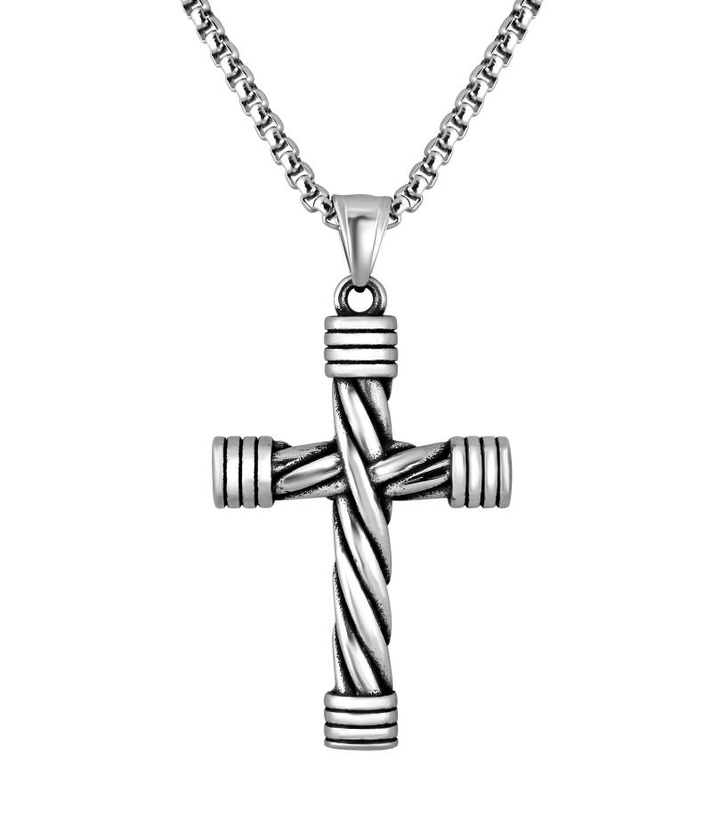 Personalisierte Kette Mit Gravur Edelstahl Anhänger in Silber Personalisierte Geschenke von HanessaDE