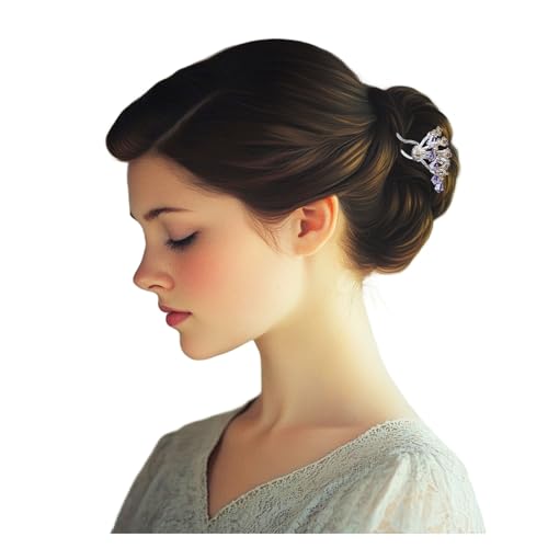 HangErFeng 820 Damen-Haarnadel, silberfarben, für den täglichen Gebrauch, U-Form von HangErFeng