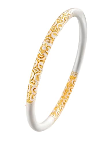 HangErFeng Damen Bekleidung Silber Accessoires Handwerk Manschette Armbänder 315 von HangErFeng