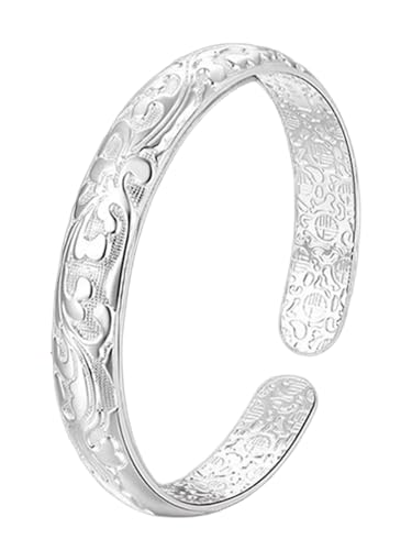 HangErFeng Damen Bekleidung Silber Accessoires Handwerk Manschette Armbänder 321 von HangErFeng