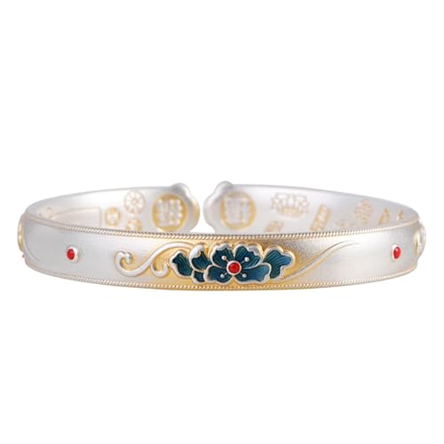 HangErFeng Damen Bekleidung Silber Accessoires Handwerk Manschette Armbänder 334 von HangErFeng