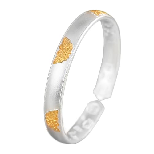 HangErFeng Damen Bekleidung Silber Accessoires Handwerk Manschette Armbänder 335 von HangErFeng