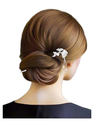HangErFeng Damen Silber Accessoire Quaste Haarnadel 880 von HangErFeng
