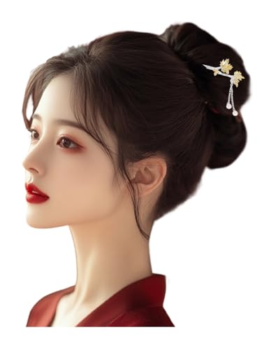 HangErFeng Damen Silber Accessoire Quaste Haarnadel 881 von HangErFeng