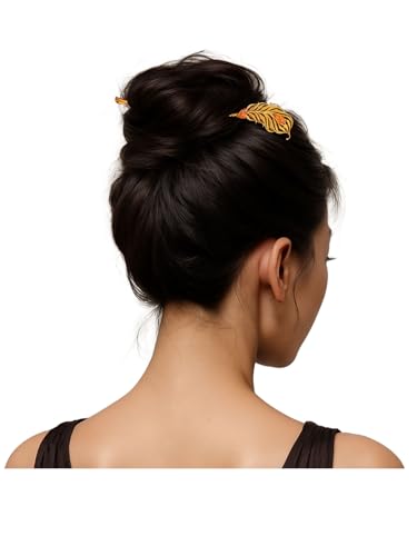 HangErFeng Damen Silber Accessoires Phoenix Feder Form Haarnadel 901 von HangErFeng