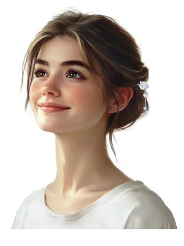 HangErFeng Damen Silber Haarnadel Blume Form Zubehör Quaste Hairclip 855 von HangErFeng