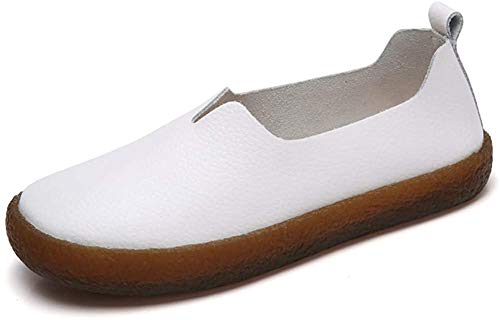 HangFan Women es Lederschuhe Flache Schuhe Komfortabel Loafer Flats Zettel auf Schuhen Freizeit Bootsschuhe HangFan Women es Lederschuhe Flache Schuhe Komfortabel Loafer Flats Zettel auf Schuhen Freizeit Bootsschuhe von HangFan