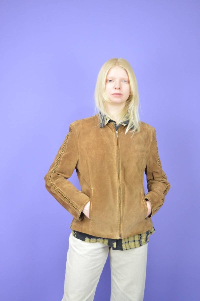 Vintage Braune 80Er Jahre Wildleder Bomberjacke Vintage Braune 80Er Jahre Wildleder Bomberjacke von HangerVintage