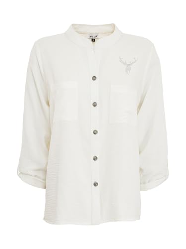 Hangowear Damen Bluse Adriane Offwhite L von Hangowear