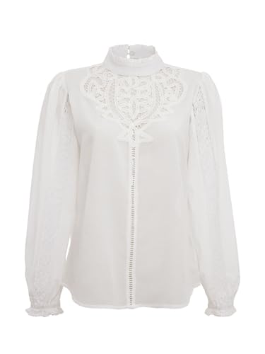 Hangowear Damen Bluse Agatha weiß XL von Hangowear