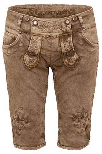Hangowear Damen Damen Trachten-Kniebundhose schlammbraun, Schlamm, 38 Hangowear Damen Damen Trachten-Kniebundhose schlammbraun, Schlamm, 38 von Hangowear