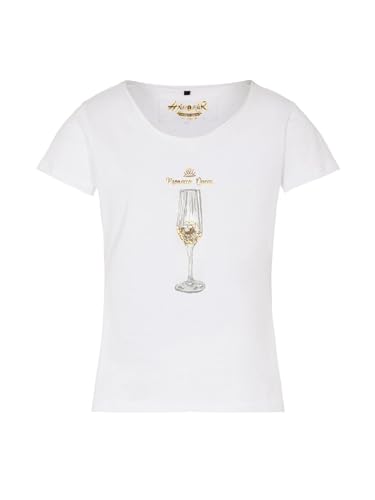 Hangowear Damen T-Shirt Prosecco Queen weiß M von Hangowear